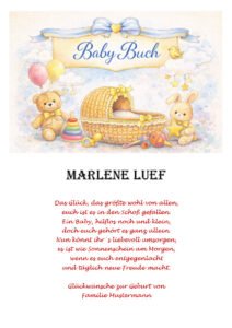 Babybuch Seite 1