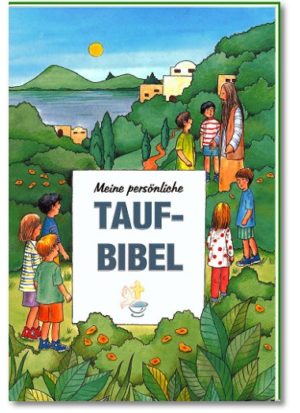personalisiertes Taufbuch Taufbibel