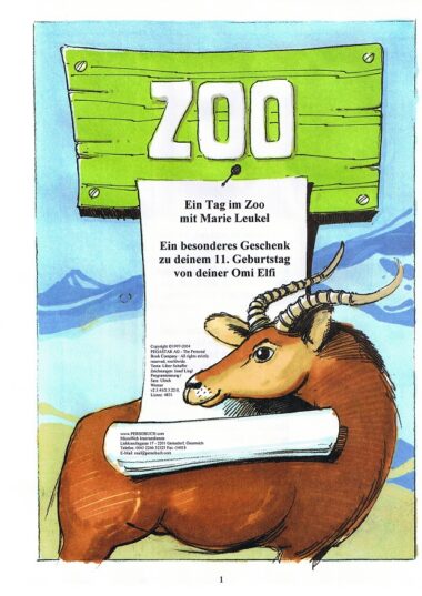 Zoo Buch Widmungsseite